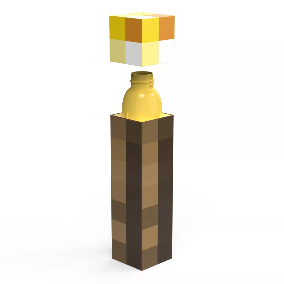 Minecraft 22oz Plastic Square Water Bottle - Zak Designs