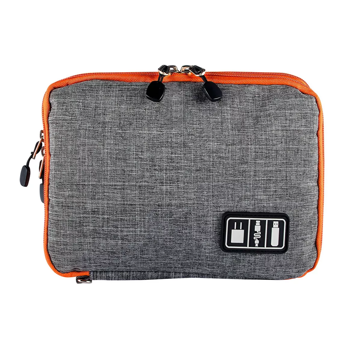 Electronics Organizer Travel Universal Organizer Electronic Accessories Case for Cable, Charger, Phone, USB Drive, SD Card, Mini Tablet(Up to 7.9