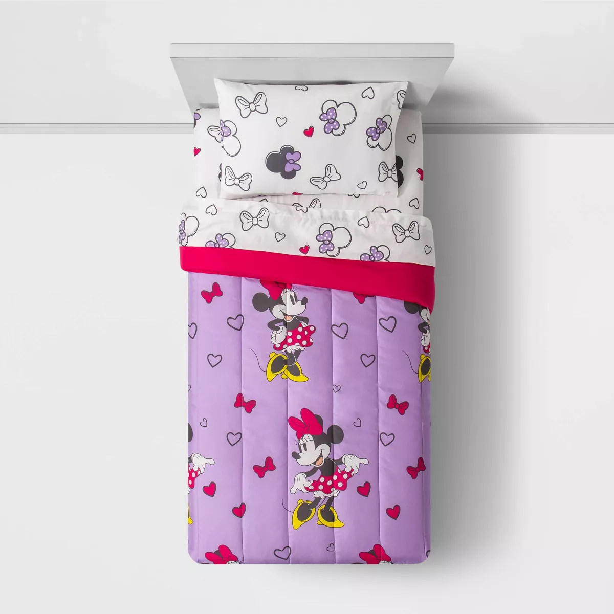 Mickey Mouse & Friends Minnie Mouse Full Bedding Set Purple
