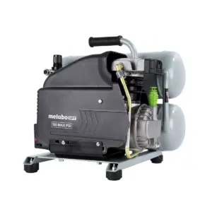 Metabo HPT EC99SM 2 HP 4 Gallon Oil-Lube Twin Stack Air Compressor