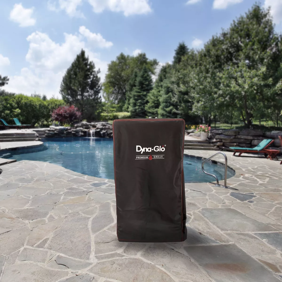 Premium Vertical Smoker Cover Black - Dyna-Glo