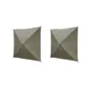 CLAM Quick-Set Wind and Sun Panel Attachment for Traveler and Escape Screen Shelter Canopy Tent, Accessory Only, Green (2 pack)