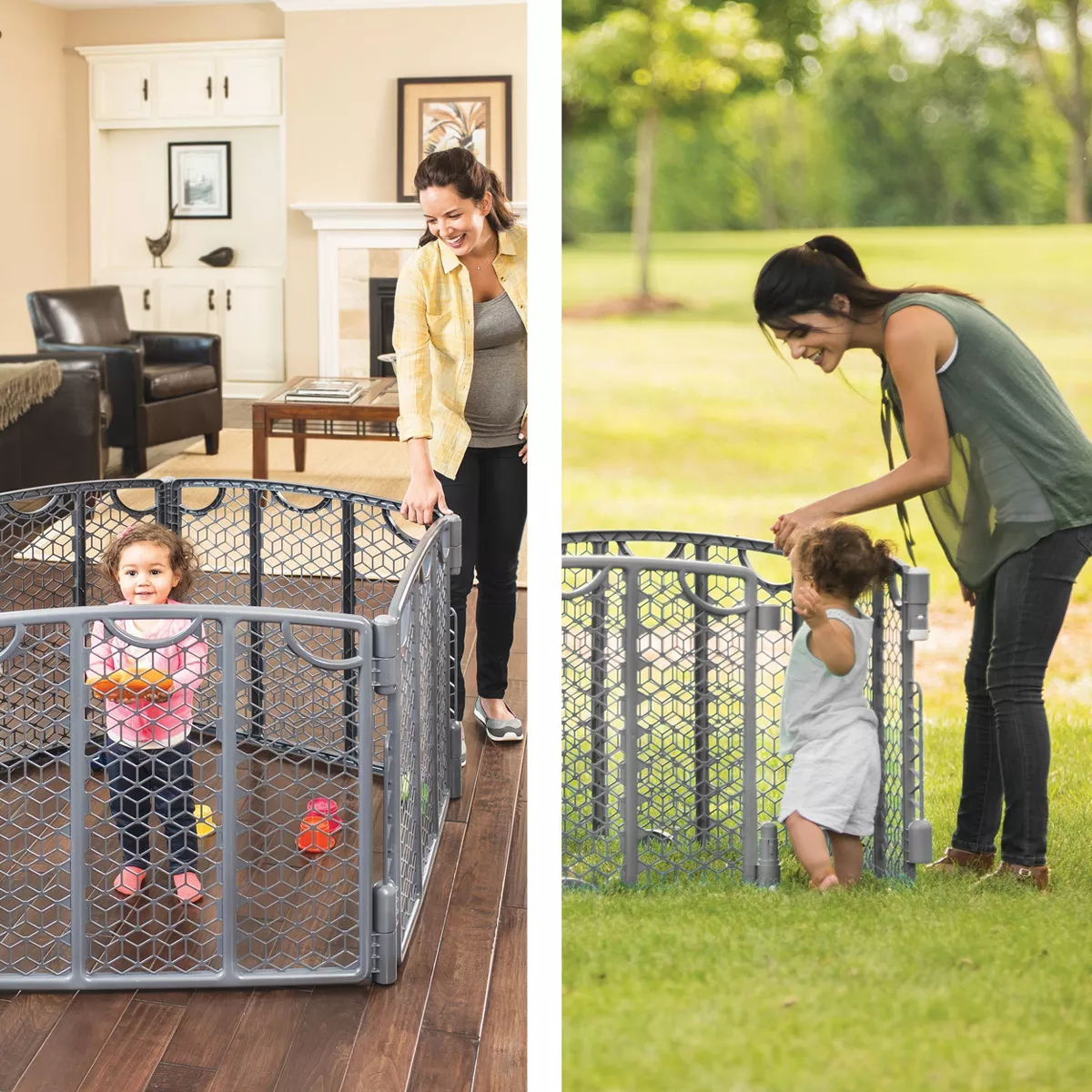 Evenflo Versatile Playards Space - Cool Gray