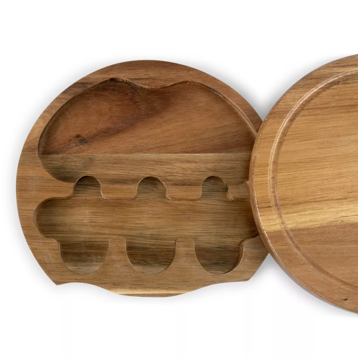 Acacia Round Cheese Board Set - Picnic Time