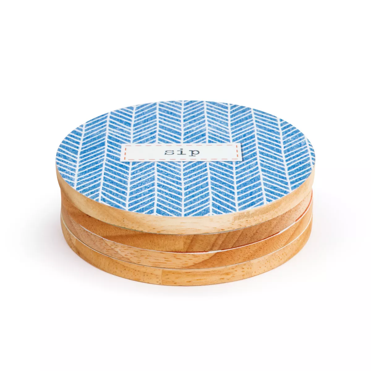 DEMDACO Conversation Coasters blue
