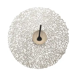 4pk Pressed Petal Placemats Gunmetal - Chilewich