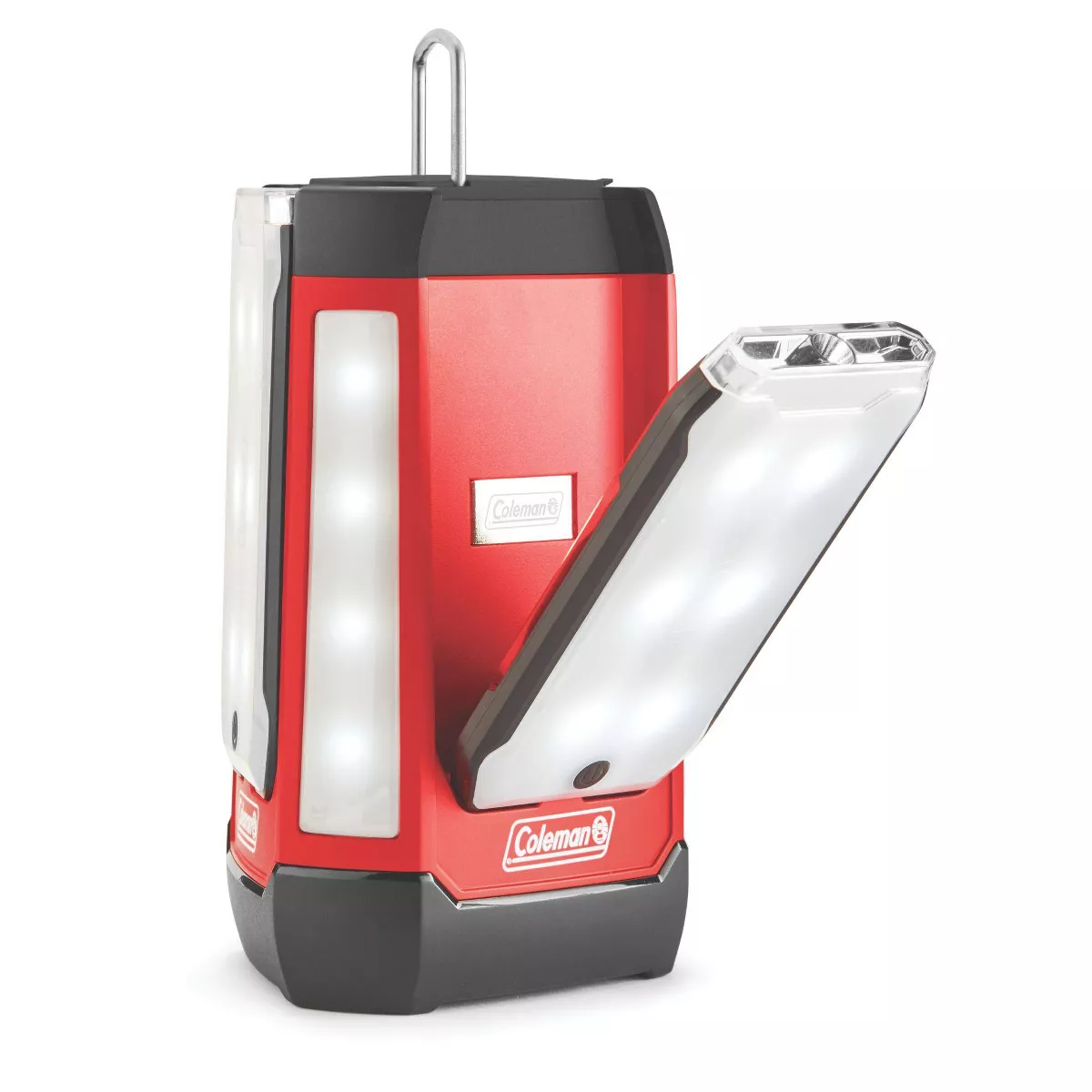 Coleman 3-Panel 600L LED Lantern - Red