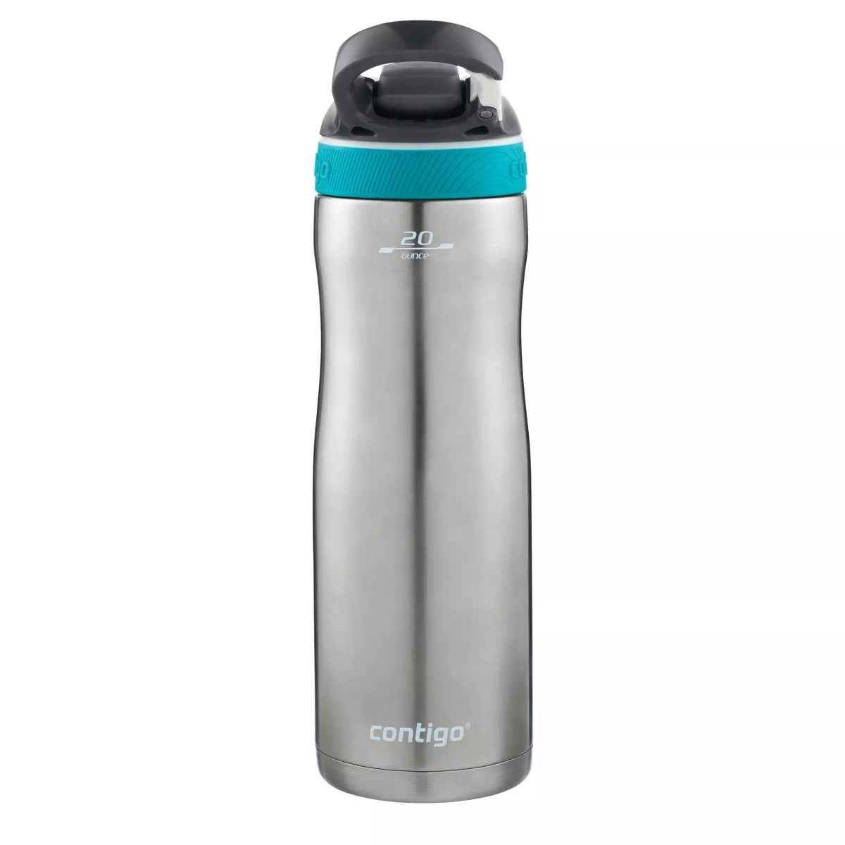 Contigo Autospout Straw Ashland Stainless Steel Chill Hydration Bottle 20oz - Scuba