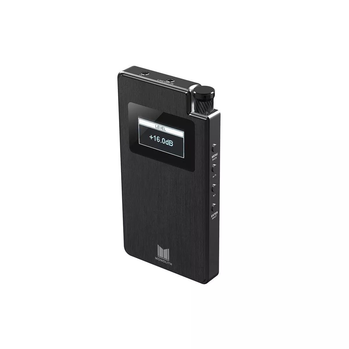 Monolith Portable Headphone Amplifier and DAC - Black With THX AAA Technology, Analog Input, Slim Design, Dirac Sensaround