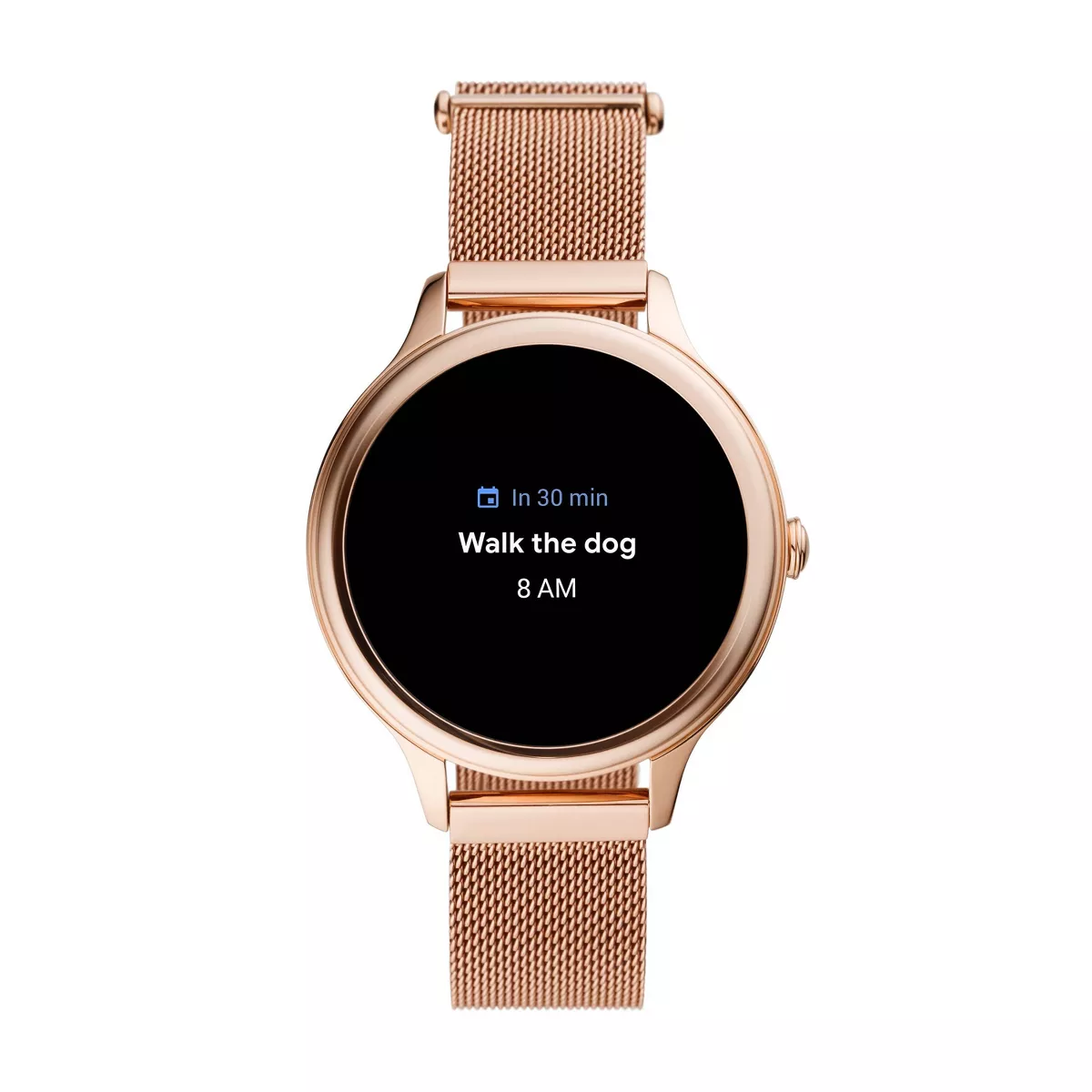 Fossil Gen 5E Smartwatch 42mm - Rose Gold-Tone Stainless Steel Mesh