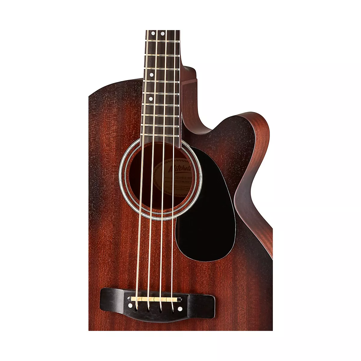 Mitchell T239B-CE-BST Terra Acoustic Electric Bass Edge Burst