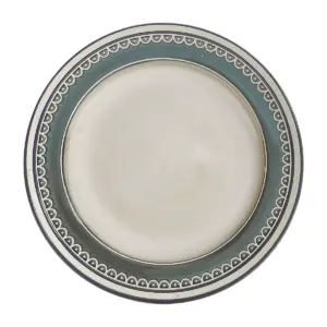 Gibson 124169.16R Everyday Elite Amberdale 16 Piece Reactive Glaze Dinnerware Set Plates, Bowls, & Mugs, Microwave and Dishwasher Safe, Teal