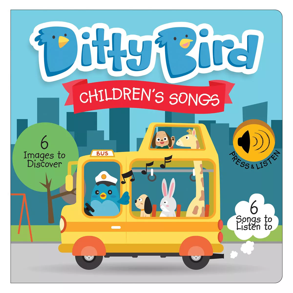 Ditty Bird Children and Action Song Books - Set of 2