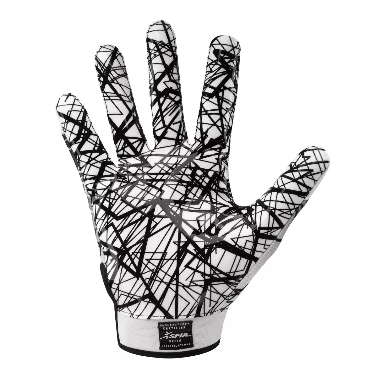 Cutters Game Day Receiver Gloves Youth - White S