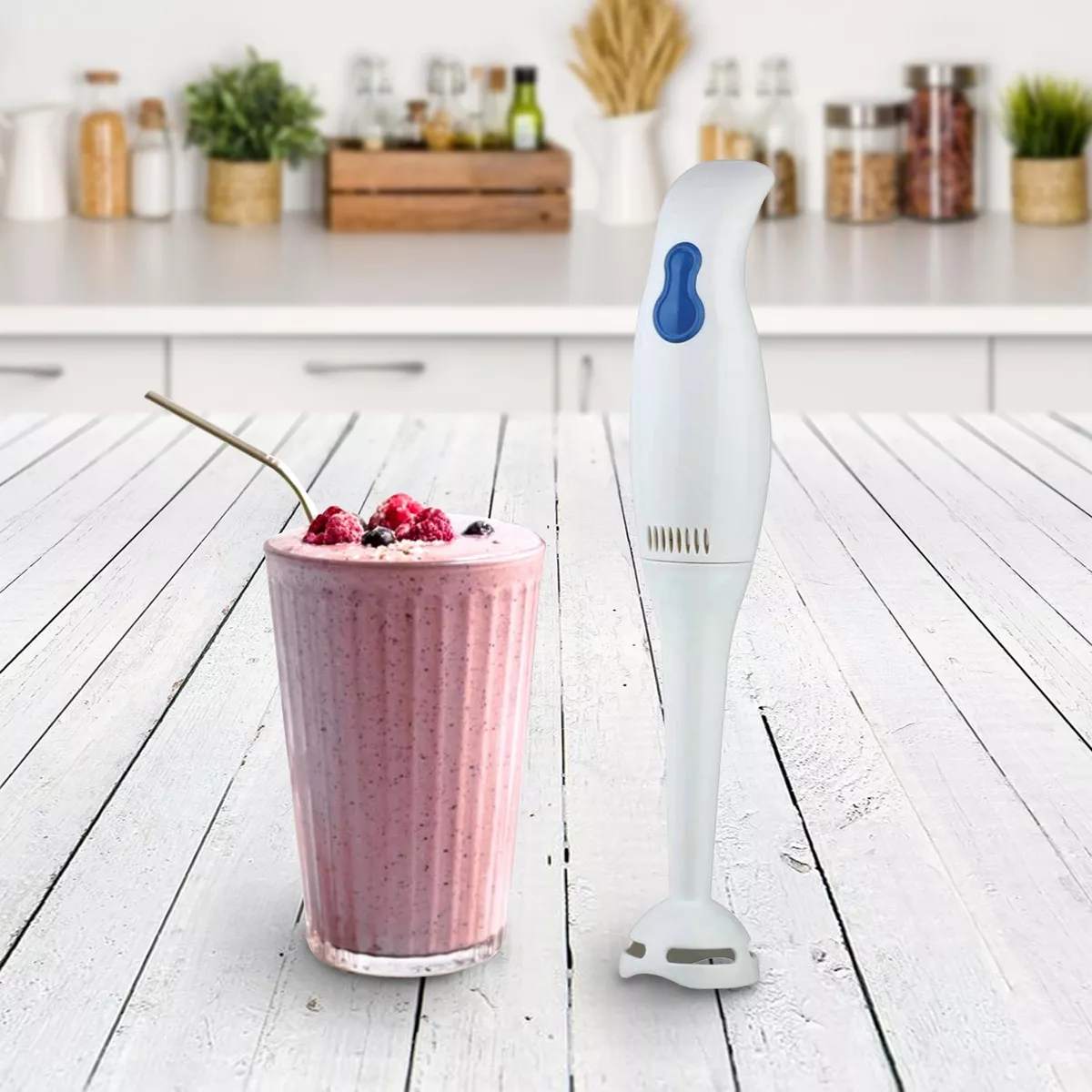 Brentwood 2-Speed Hand Blender-White