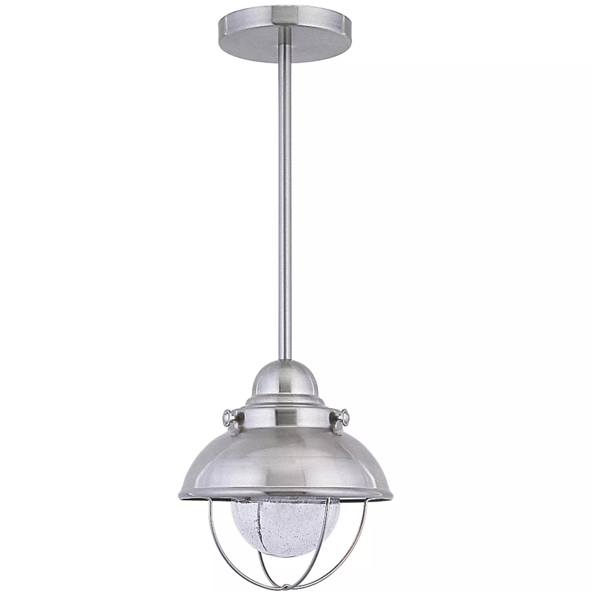 Generation Lighting Sebring 1 light Brushed Stainless Outdoor Fixture 615093S-98
