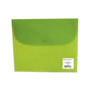 Staples Plastic Envelope with Snap Closure Letter Assorted 9.875