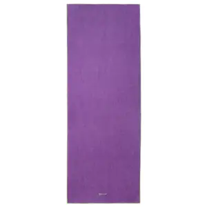 Gaiam Stay Put Yoga Towel in Purple