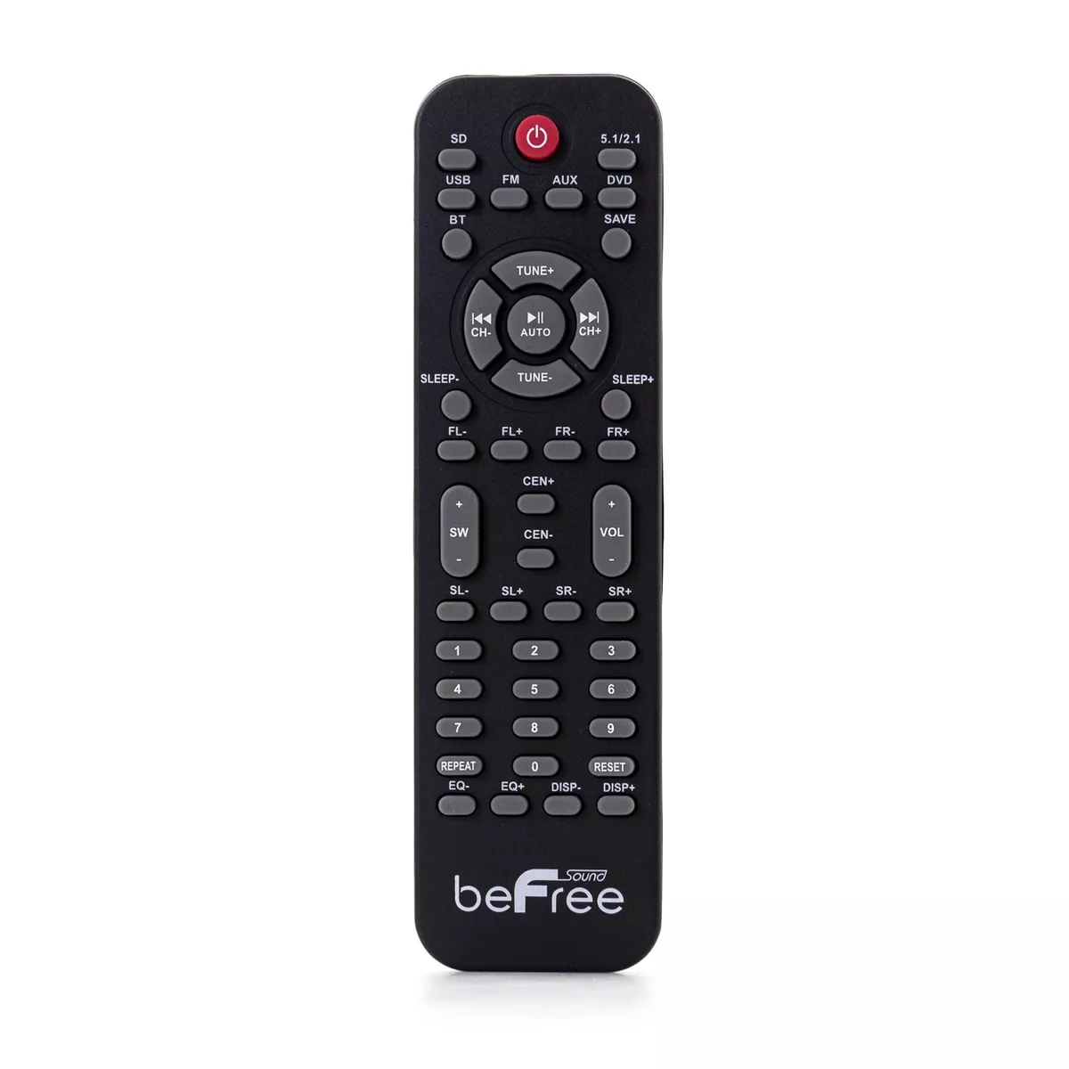 beFree Sound 5.1 Channel Surround Sound Bluetooth Speaker System in Black