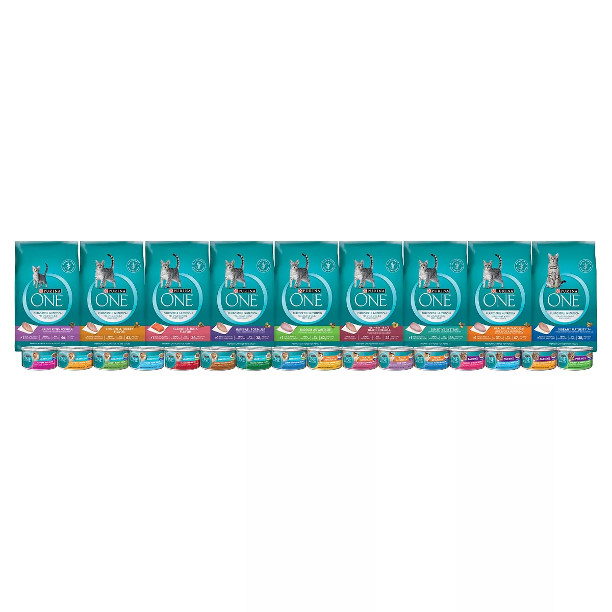 Purina ONE Tender Selects Blend with Real Chicken Adult Premium Dry Cat Food - 7lbs