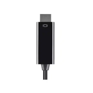 Monoprice USB & Lightning Cable - 6 Feet - Black | USB 3.1 Type-C to HDMI Cable 4K@30Hz