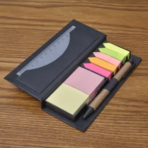Lakeside Sticky Memo Notebook Organizers with Pens - Set of 4
