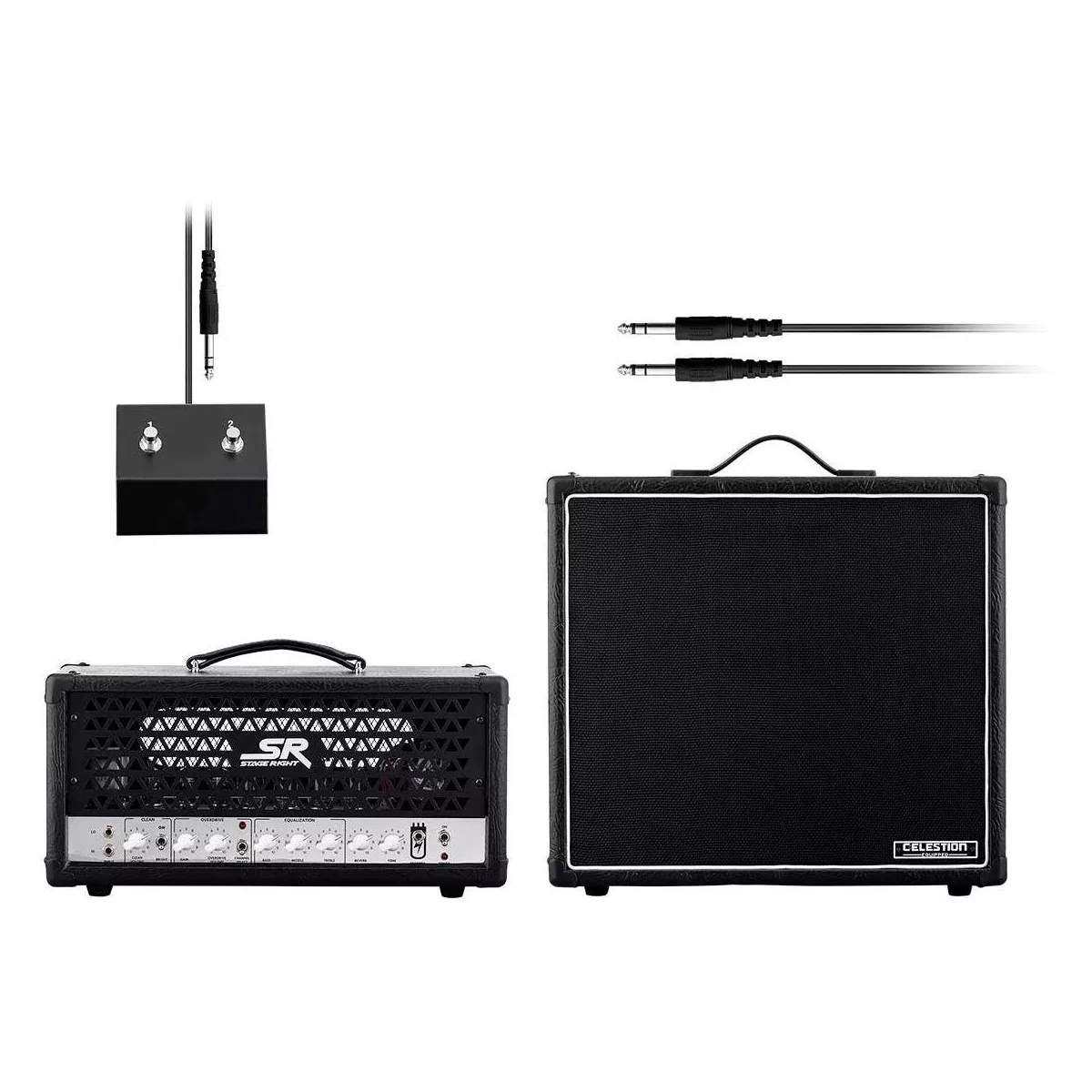 Monoprice 30-Watt 1x12 Guitar Stack Tube Amplifier With Celestion V30 and Reverb - Stage Right Series