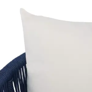 Velso 4pc Living Set - Navy/Beige - Safavieh