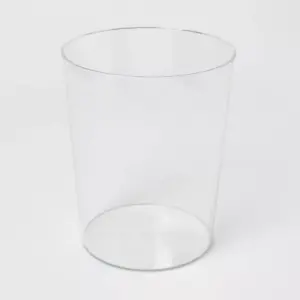 Solid Bathroom Wastebasket Clear - Room Essentials™