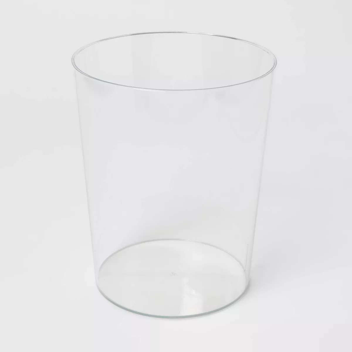 Solid Bathroom Wastebasket Clear - Room Essentials™