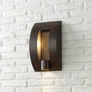 Franklin Iron Works Modern Outdoor Wall Light Fixture Bronze 16
