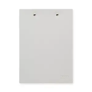 A5 Pad Folio with Clip and Paper Pad Gray - Good Office Day