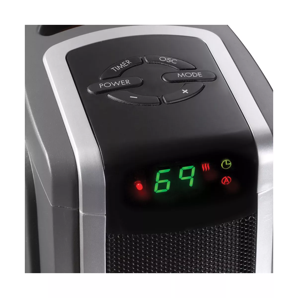 Lasko 5572 Portable Electric 1500 Watt Room Oscillating Ceramic Tower Space Heater with Logic Center Remote, Adjustable Thermostat, and Timer