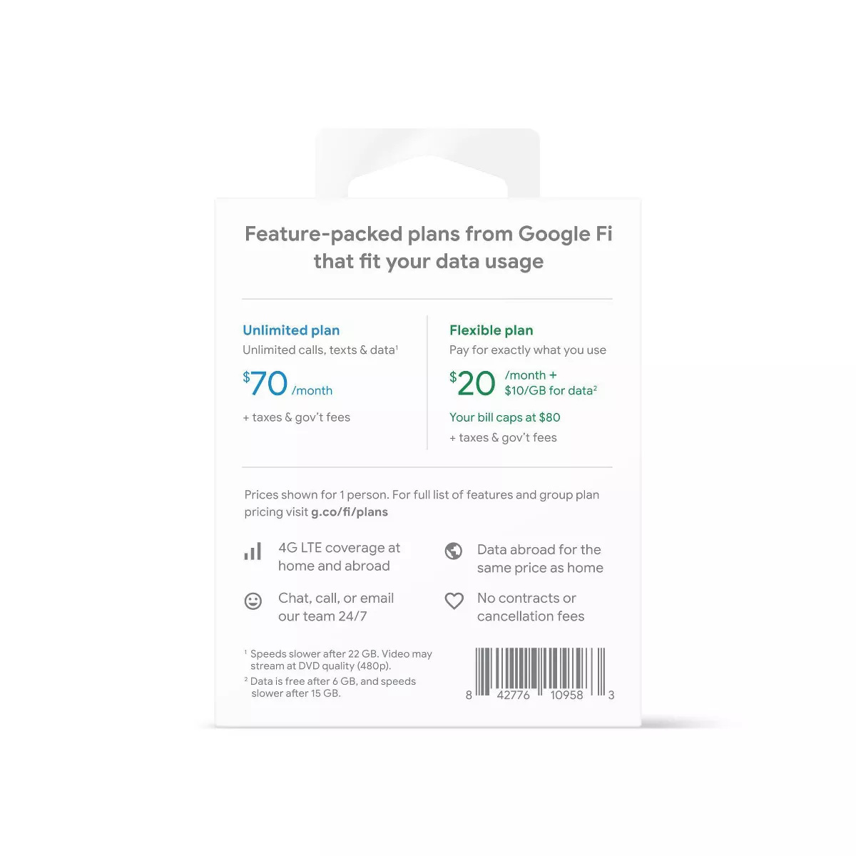 Google Fi SIM Card Kit