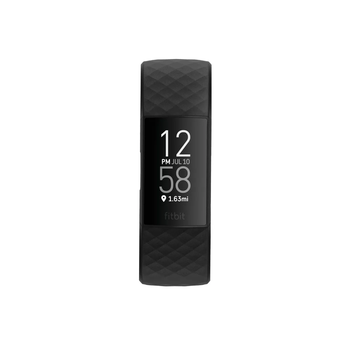 Fitbit Charge 4 Sporting Goods Activity Tracker - Black with Black Band