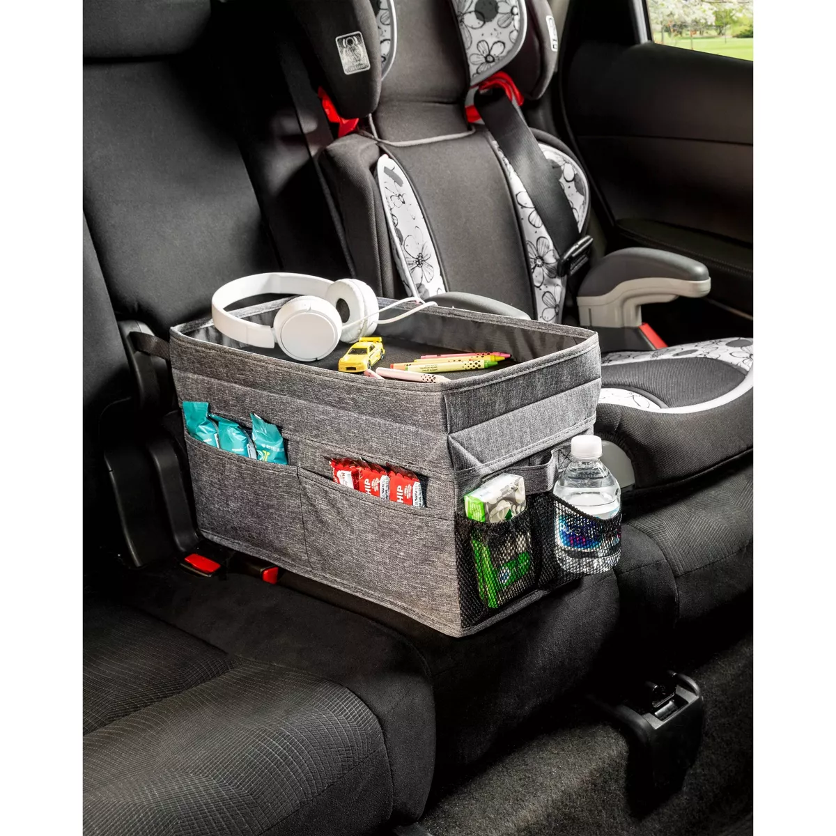 Honey-Can-Do Backseat Console Organizer Gray