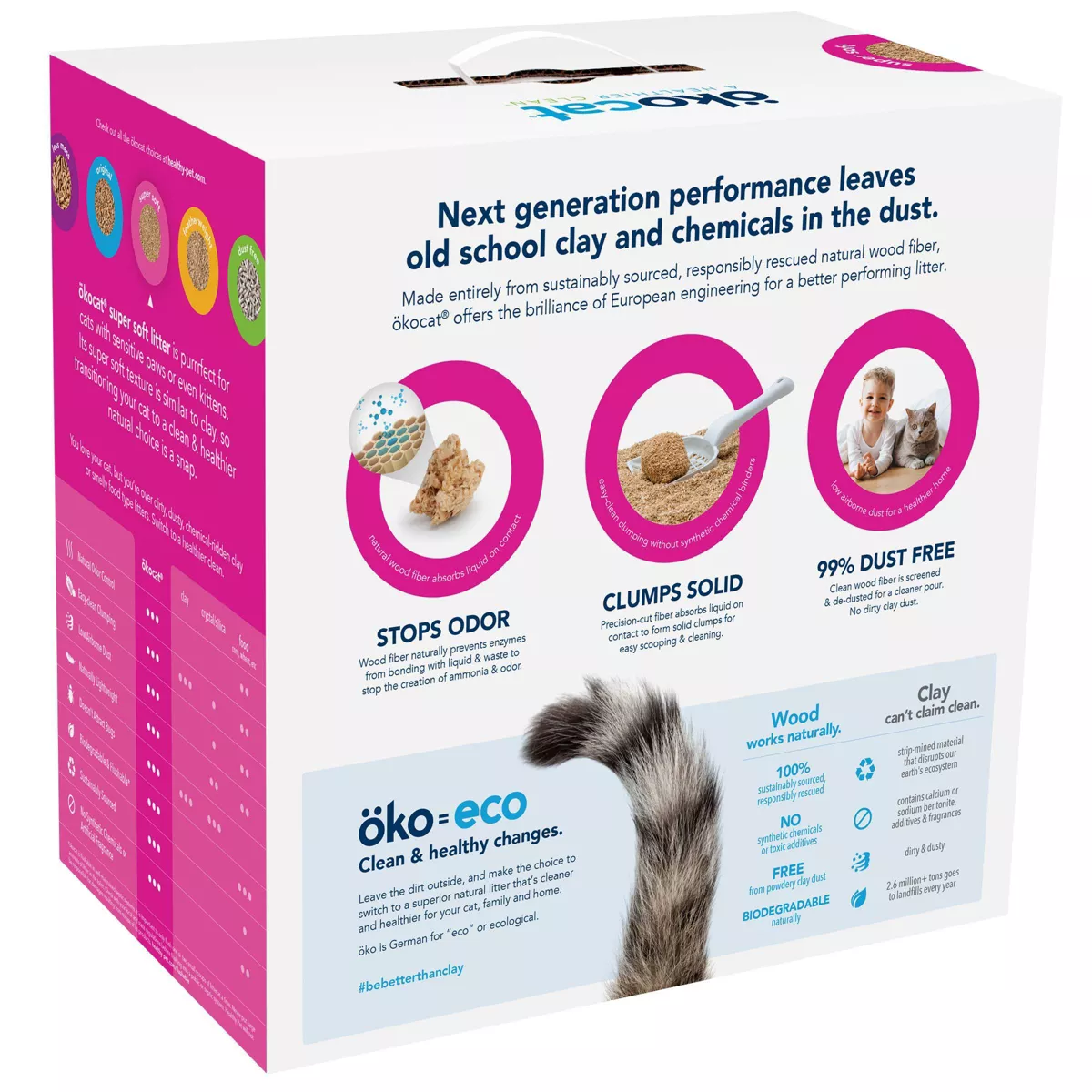 okocat Wood Super Soft Clumping Litter - 11.2lbs