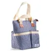 Fit & Fresh Foundry Wine 9.6qt Cooler Tote - Navy Stripe