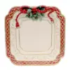 Tabletop 11.25" Poinsettia Dessert Plate Christmas Dinner Cosmos Gifts Corp. - Serving Platters