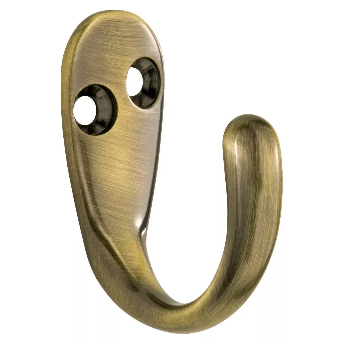 Franklin Brass 5pk Single Prong Robe Decorative Hooks Antique Brass