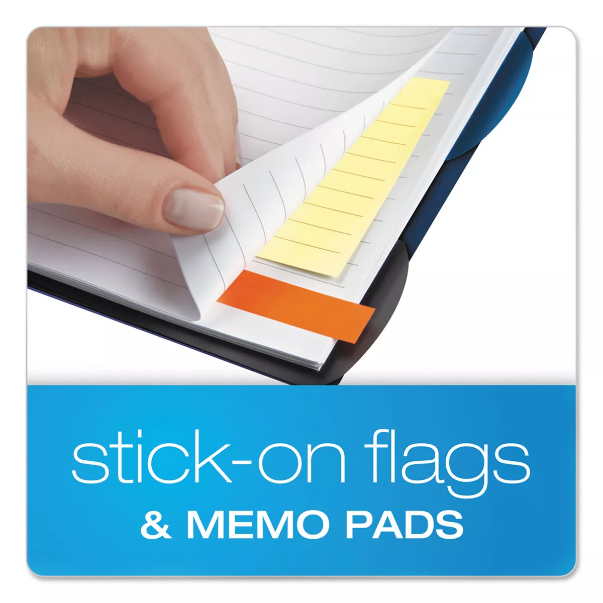 Ampad Versa Crossover Notebook Legal/Wide 24 lb 11 x 8 1/2 Navy 60 Sheets 2/Pack 25634
