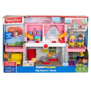 Fisher-Price Little People Big Helpers Home - Pink