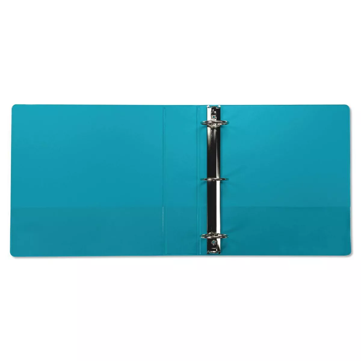2pk 450 Sheet 2" Round Ring Binder Turquoise - Samsill