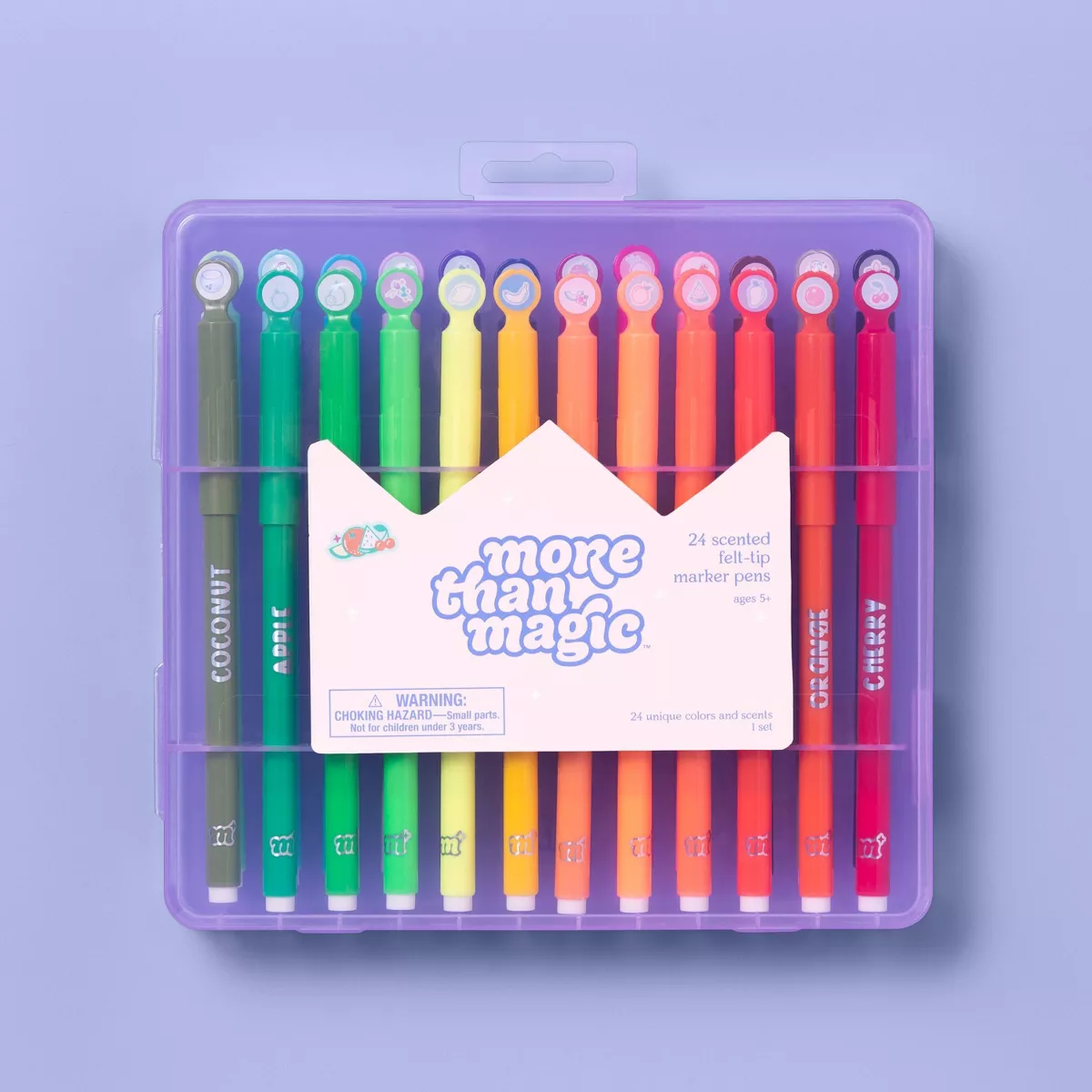 24pk Scented Felt Tip Pens - More Than Magic™