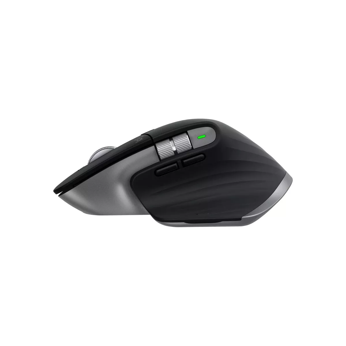 Logitech MX Master 3 for Mac - Darkfield - Wireless - Bluetooth - Space Gray - 4000 dpi - Thumbwheel, Scroll Wheel - 7 Button(s)