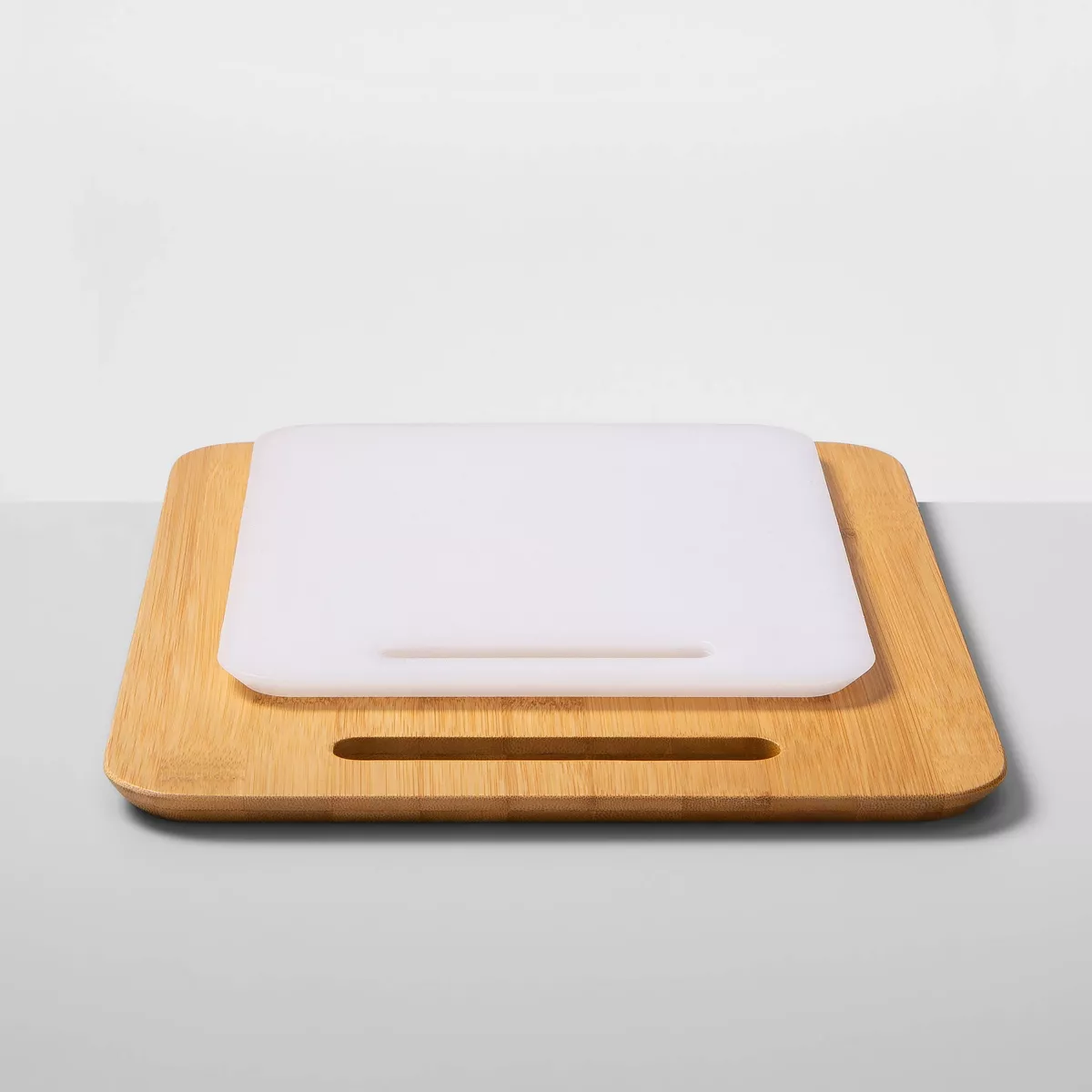 2pc Bamboo and Poly Cutting Board Set - Made By Design™
