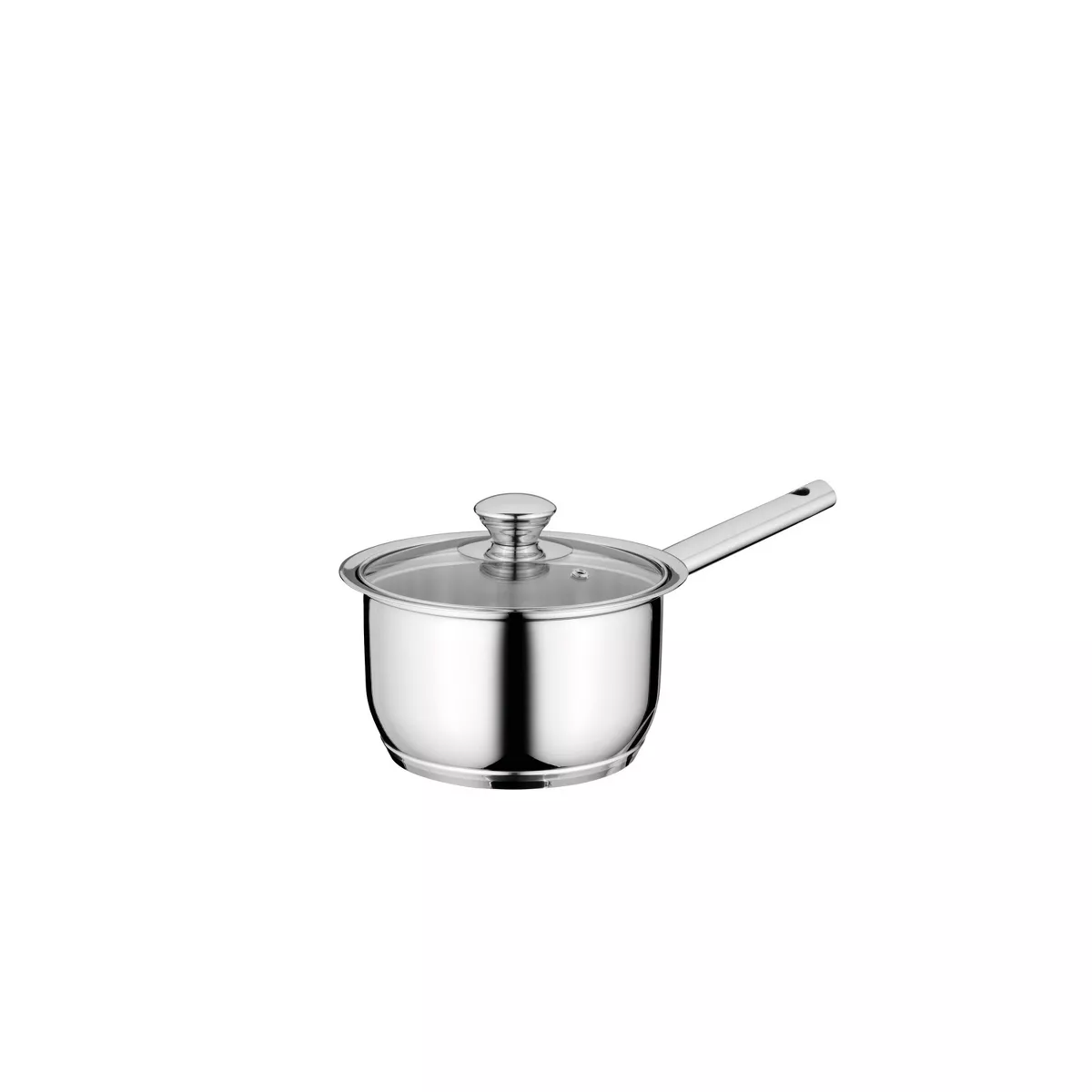 BergHOFF Essentials Gourmet 12Pc 18/10 Stainless Steel Cookware Set, Black Handles