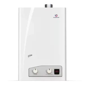 Eccotemp FVI12 Indoor 4 Gallon Per Minute Natural Gas Tankless Home Bathroom Kitchen Wall Mounted Hot Water Heater for Home and Light Commercial Use