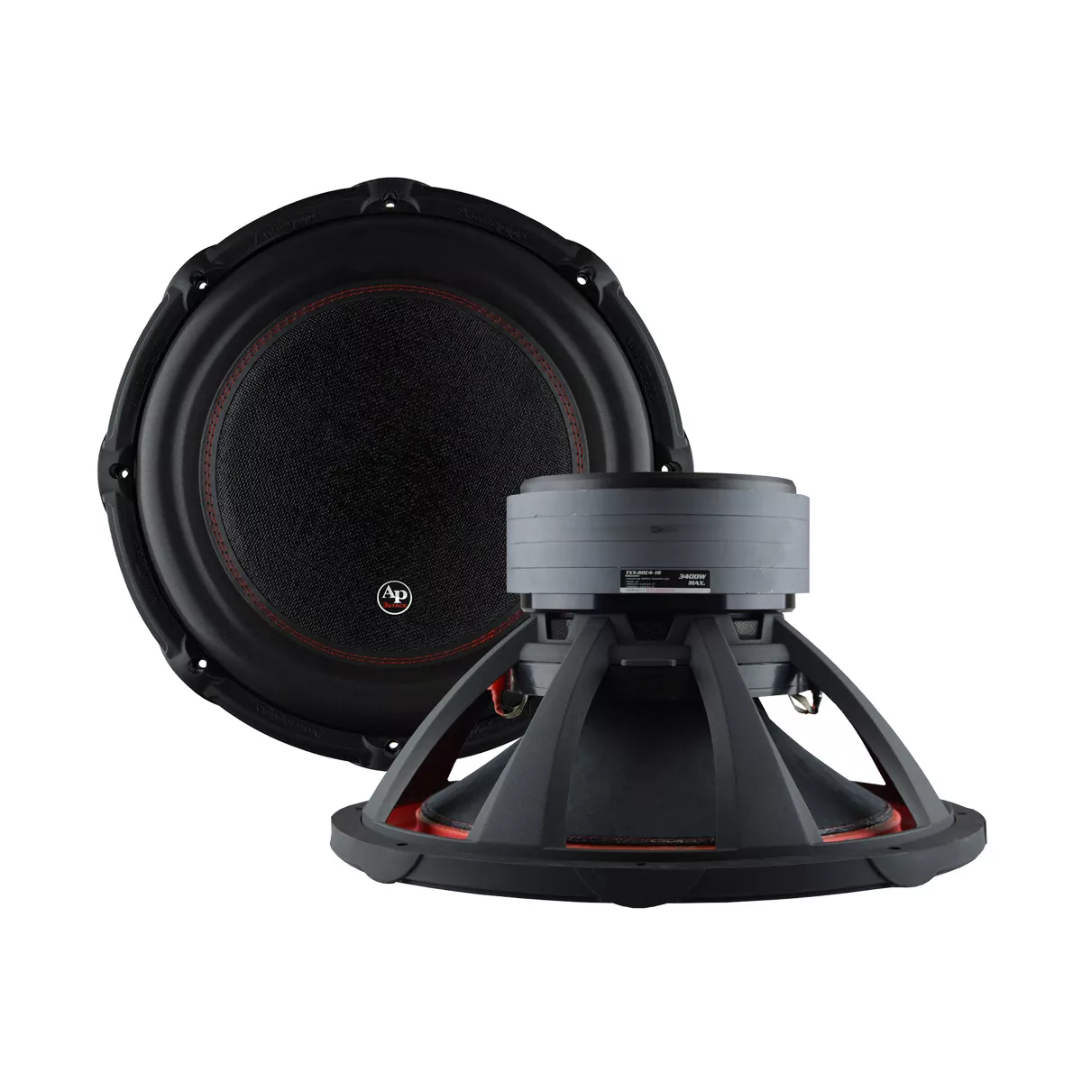 AudioPipe TXX-BDC4-15D 15 Inch 2,800 Watt High Performance Powerful Dual 2 Ohm DVC Vehicle Car Audio Subwoofer Speaker System, Black