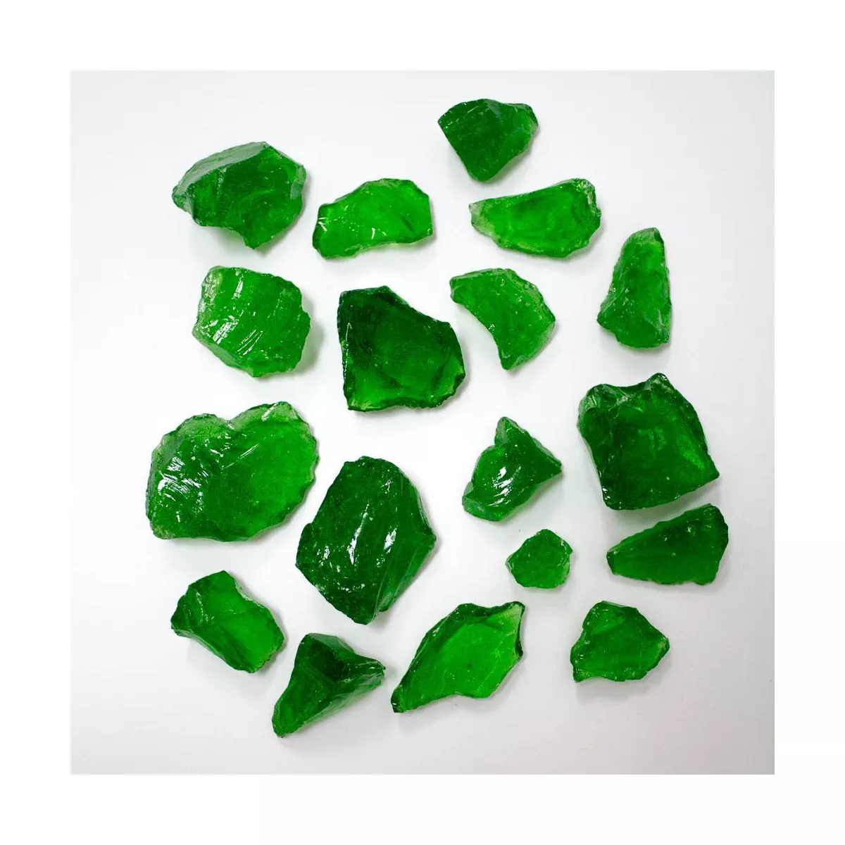 Recycled Fire Pit Fire Glass - Green - AZ Patio Heaters
